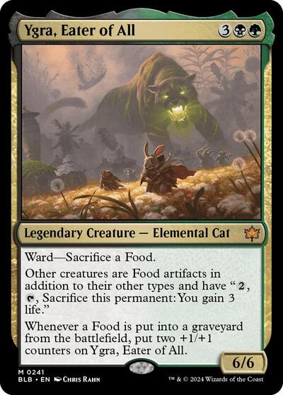 Ygra, Eater of All (Bloomburrow) Near Mint