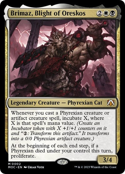 Brimaz, Blight of Oreskos (Commander: March of the Machine) Near Mint Foil