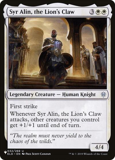 Syr Alin  the Lion s Claw|0|0|0.00