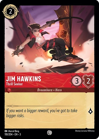 Jim Hawkins - Thrill Seeker (Into the Inklands) Near Mint Cold Foil