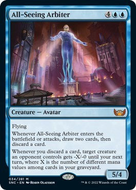 All-Seeing Arbiter (Streets of New Capenna) Near Mint Foil