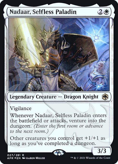 Nadaar, Selfless Paladin (AFR Ampersand Promos) Near Mint Foil