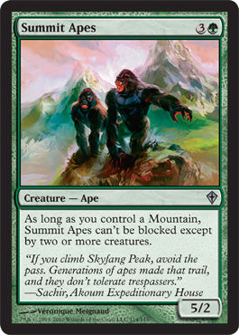 Summit Apes (Worldwake) Light Play