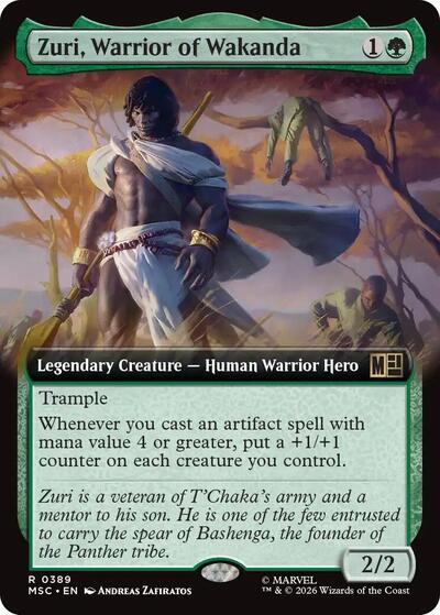 Zuri, Warrior of Wakanda (Extended Art) (Commander: Marvel Super Heroes) Near Mint