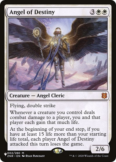 Angel of Destiny (The List) Medium Play Foil