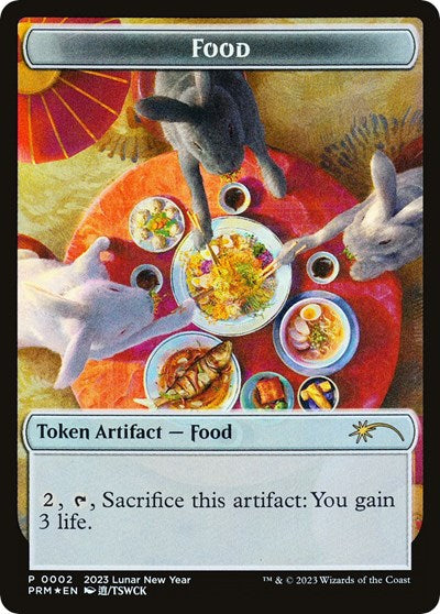 Food Token (Year of the Rabbit 2023) (Promos: Unique and Miscellaneous) Near Mint Foil