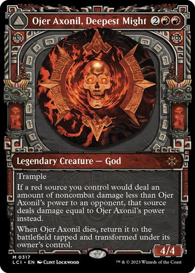 Ojer Axonil, Deepest Might (Showcase) (The Lost Caverns of Ixalan) Medium Play