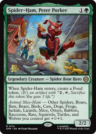 Spider-Ham, Peter Porker (Promos: Prerelease Cards) Near Mint Foil