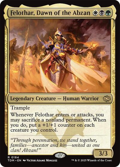Felothar, Dawn of the Abzan (Tarkir: Dragonstorm) Near Mint