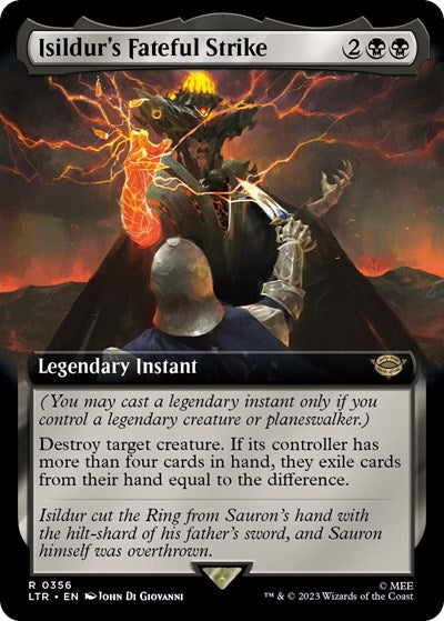 Isildur's Fateful Strike (Extended Art) (Universes Beyond: The Lord of the Rings: Tales of Middle-earth) Near Mint