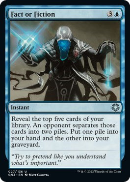Fact or Fiction (Magic Game Night: Free-For-All) Near Mint
