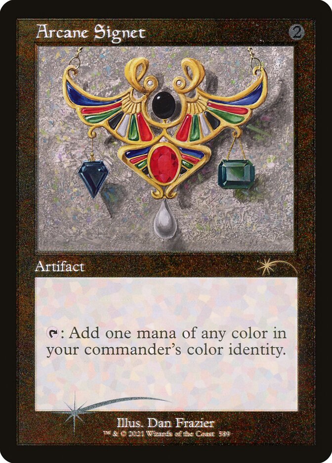 Arcane Signet 589 (Secret Lair) Damaged / Poor