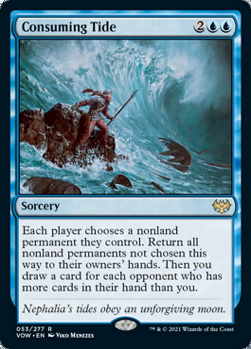 Consuming Tide (Innistrad: Crimson Vow) Light Play Foil