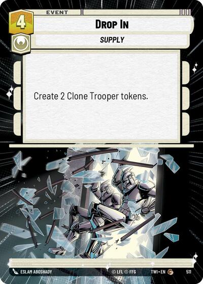 Drop In (Hyperspace) (Twilight of the Republic) Near Mint Foil
