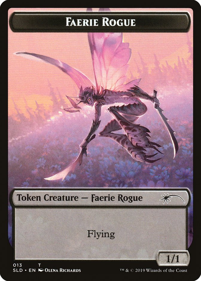 Faerie Rogue Token 13 (Secret Lair) Light Play