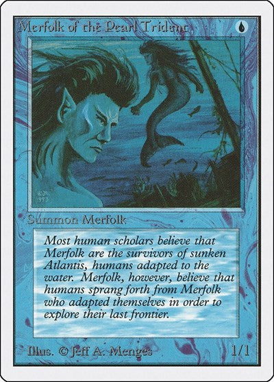 Merfolk of the Pearl Trident (Unlimited) Light Play