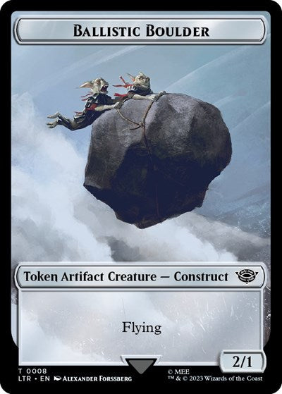 Ballistic Boulder Token (Universes Beyond: The Lord of the Rings: Tales of Middle-earth) Near Mint