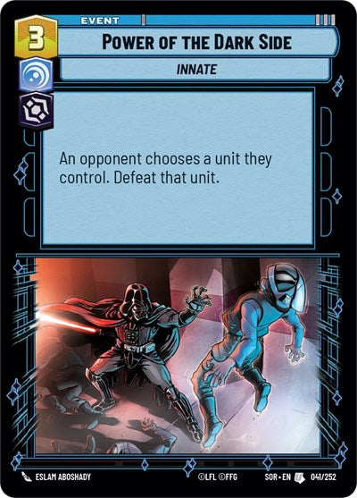 Power of the Dark Side (Spark of Rebellion) Near Mint Foil