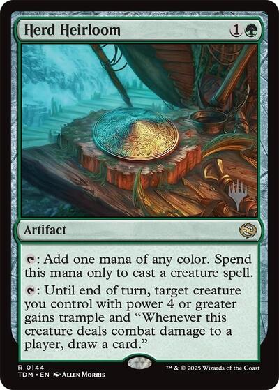 Herd Heirloom (Promo Pack: Tarkir: Dragonstorm) Light Play