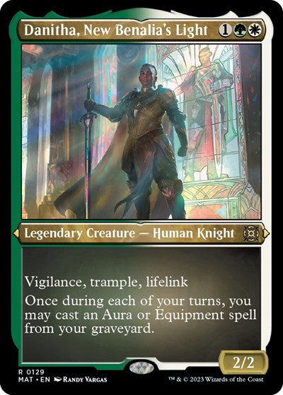 Danitha, New Benalia's Light (Foil Etched) (March of the Machine: The Aftermath) Near Mint Foil