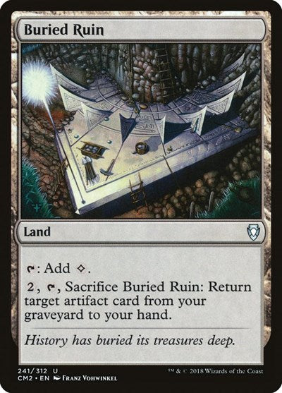 Buried Ruin (Commander Anthology Volume II) Light Play
