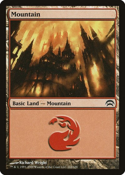 Mountain (162) (Planechase) Light Play