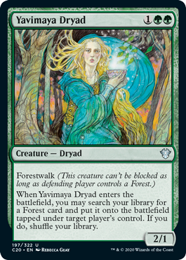 Yavimaya Dryad (Commander 2020 Ikoria) Near Mint