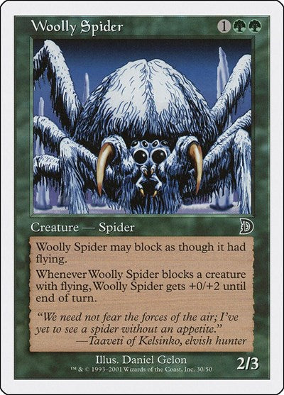 Woolly Spider (Promos: Deckmasters Garfield vs Finkel) Damaged / Poor