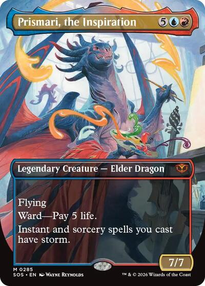 Prismari, the Inspiration (Borderless) (Secrets of Strixhaven) Near Mint Foil