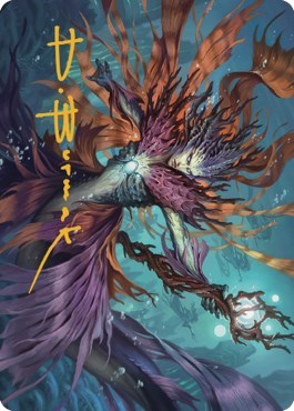 Vodalian Hexcatcher Art Card (Gold-Stamped Signature) (Art Series: Dominaria United) Near Mint