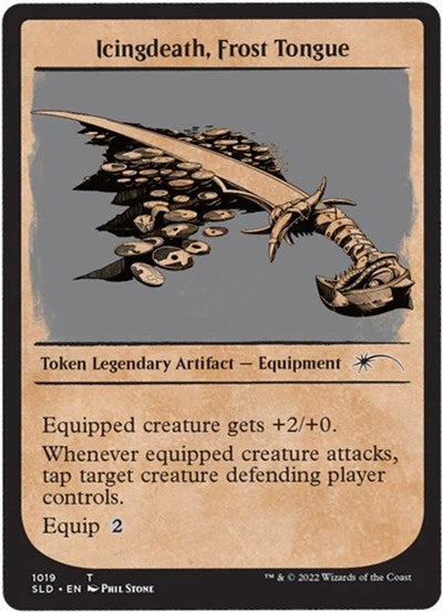 Icingdeath, Frost Tongue (Secret Lair) Light Play Foil