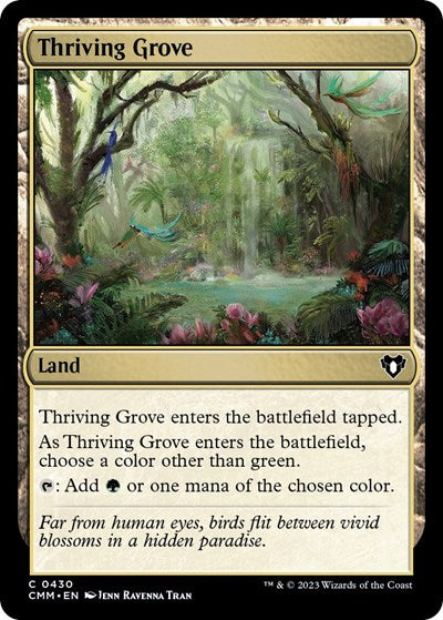 Thriving Grove (Commander Masters) Near Mint