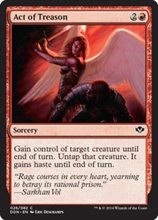 Act of Treason (Duel Decks: Speed vs Cunning) Medium Play