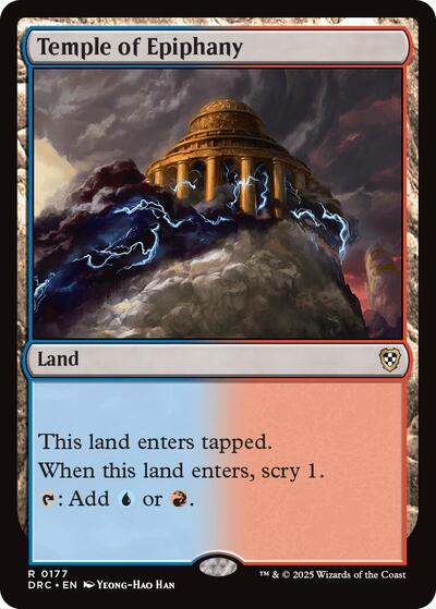 Temple of Epiphany (Commander: Aetherdrift) Near Mint