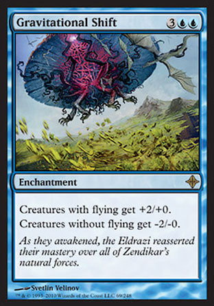 Gravitational Shift (Rise of the Eldrazi) Light Play Foil