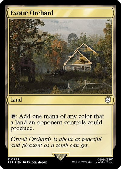 Exotic Orchard (Surge Foil) (Universes Beyond: Fallout) Light Play Foil