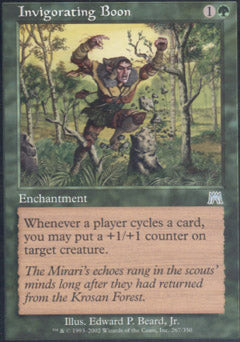 Invigorating Boon (Onslaught) Light Play Foil