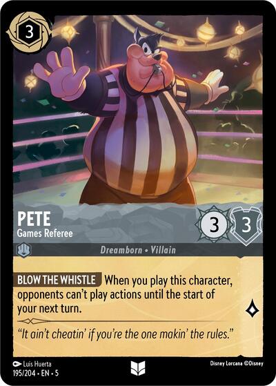 Pete - Games Referee (Shimmering Skies) Near Mint Cold Foil