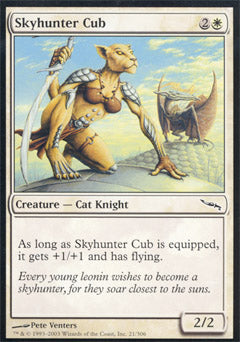 Skyhunter Cub (Mirrodin) Medium Play Foil