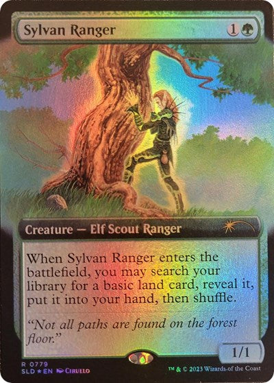 Sylvan Ranger (Extended Art) (Secret Lair) Light Play Foil