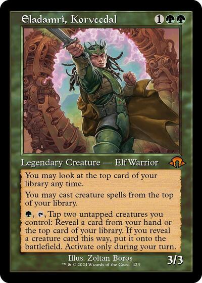 Eladamri, Korvecdal (Retro Frame) (Modern Horizons 3) Damaged / Poor