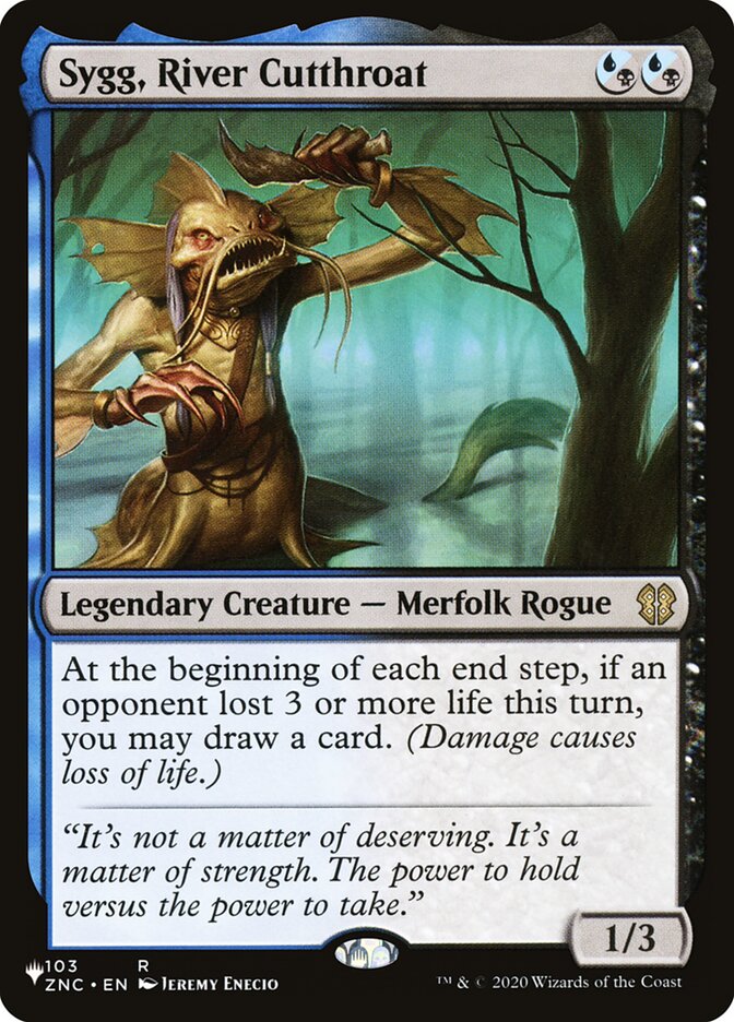 Sygg, River Cutthroat (The List) Near Mint