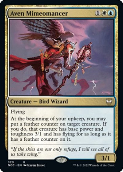 Aven Mimeomancer (Commander: Streets of New Capenna) Near Mint