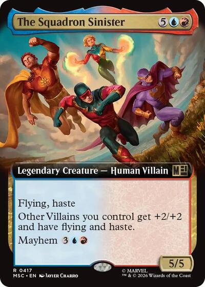 The Squadron Sinister (Extended Art) (Commander: Marvel Super Heroes) Near Mint