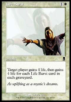 Life Burst (Odyssey) Medium Play Foil