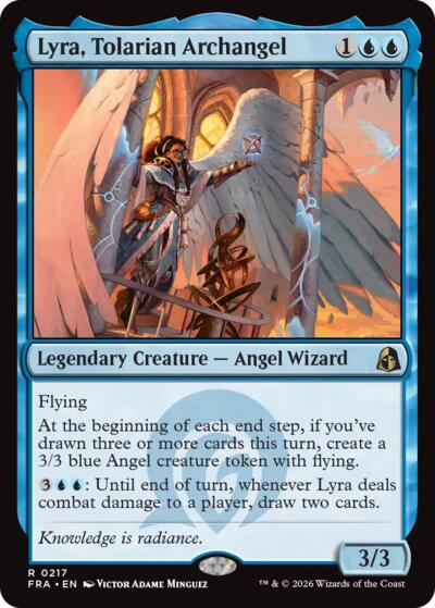 Lyra, Tolarian Archangel (Reality Fracture) Near Mint