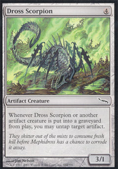 Dross Scorpion (Mirrodin) Medium Play