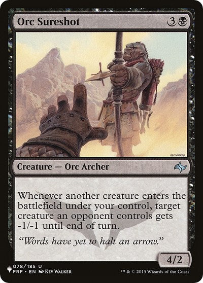 Orc Sureshot (The List) Near Mint