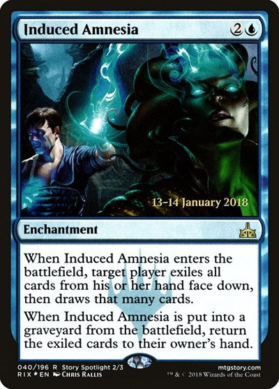 Induced Amnesia (Promos: Prerelease Cards) Light Play Foil