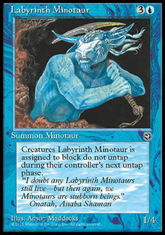 Labyrinth Minotaur (2) (Homelands) Medium Play